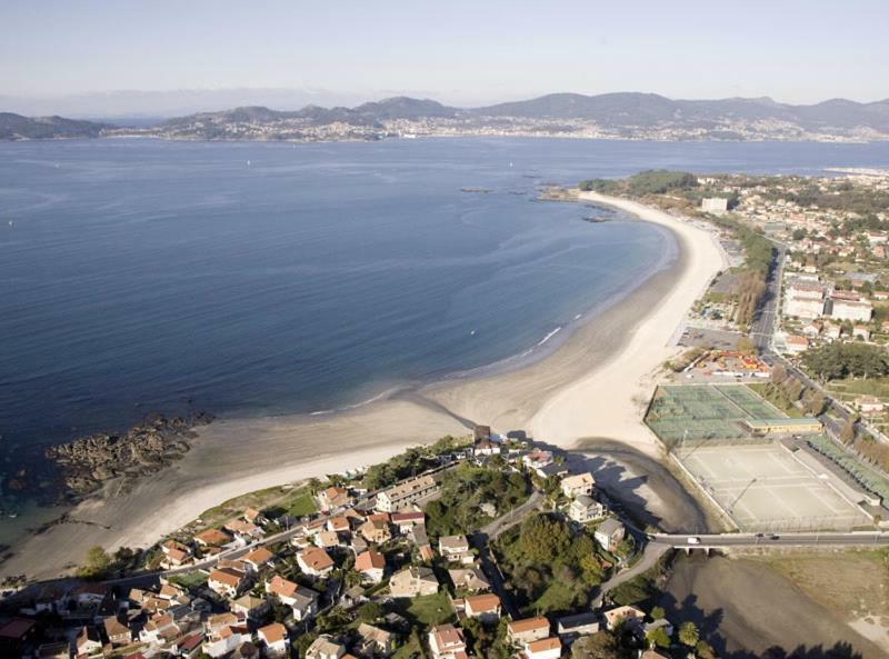 Apartamento Primera Linea Playa D Samil Vigo Dış mekan fotoğraf